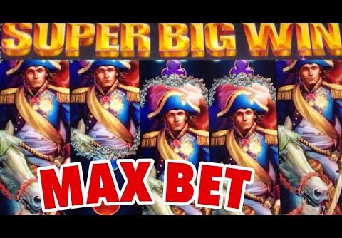 **SUPER BIG WIN!!!** MAX BET! Napoleon and Josephine WMS Slot Machine Bonus Wins!