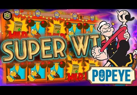 Insane Win! 🔥 Popeye 🔥 NEW Online Slot EPIC Big WIN – Lady Luck Games (Casino Supplier)