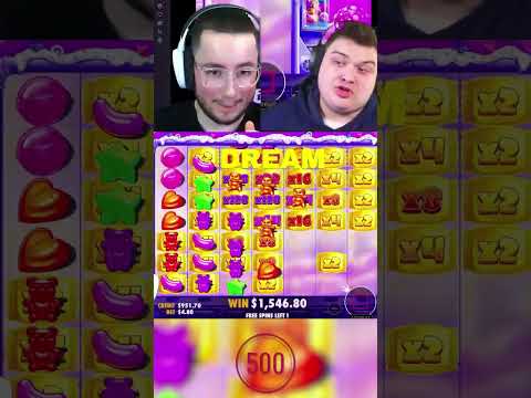 This SET-UP On SUGAR RUSH WAS INSANE!! (BONUS BUYS) #slots #casino #sugarrush #shorts