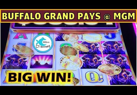 SUPER HOT BUFFALO GRAND WINS! THIS SLOT MACHINE WAS ON FIRE @ MGM SPRINGFIELD! :)