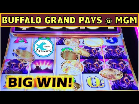 SUPER HOT BUFFALO GRAND WINS! THIS SLOT MACHINE WAS ON FIRE @ MGM SPRINGFIELD! :)