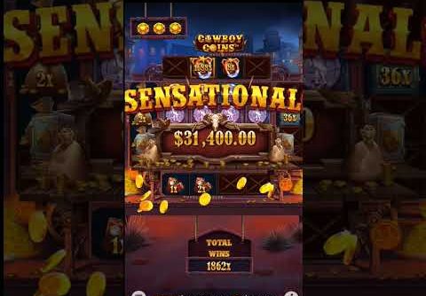 COWBOY COINS NEW SLOT#pragmatic #slot #shortvideo #online #shorts# BIG WIN