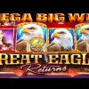 **MEGA BIG WIN!** Great Eagle Returns WMS Slot Machine Bonus