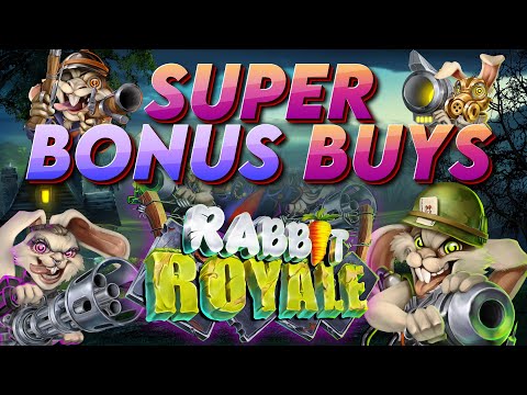 *SUPER BONUS BUYS* RABBIT ROYALE BY ELK! CAN WE GET A BIG WIN?