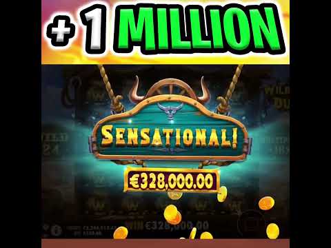 ONE MILLION EURO SLOT WIN 🤑 WILD WEST DUELS SUPER RARE BONUS 🔥 BIGGEST EVER RECORD WIN‼️  #shorts