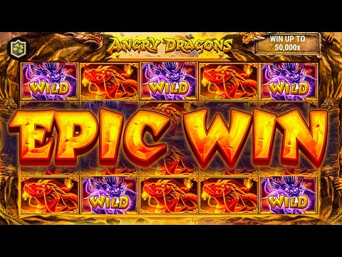 EPIC Big WIN New Online Slot 💥 Angry Dragons 💥 GameArt (Casino Supplier)