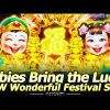Babies Bring the Luck!  NEW Good Luck and Wonderful Festival Slots with Mega Prize and Hold and Pay!