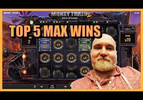 MONEY TRAIN 2 SLOT / TOP 5 RECORD MAX WINS! STREAMING HIGHLIGHTS!