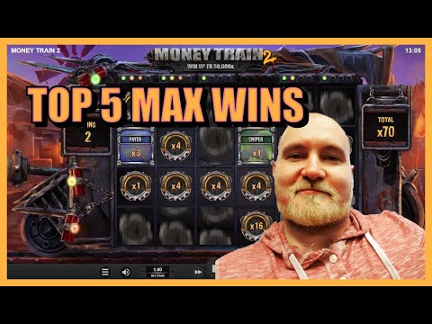 MONEY TRAIN 2 SLOT / TOP 5 RECORD MAX WINS! STREAMING HIGHLIGHTS!