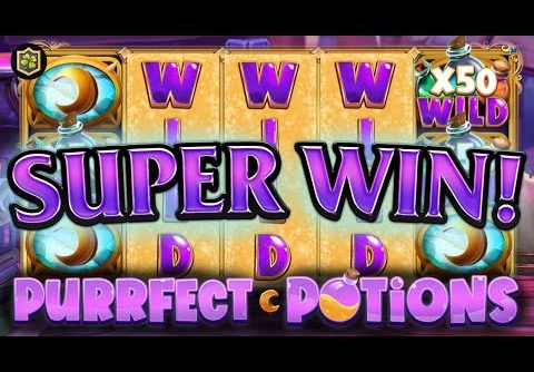 Purrfect Potions 🤑 Super Massive Win! 🤑 New Online Slot – EPIC Big WIN – Yggdrasil – Casino Supplier