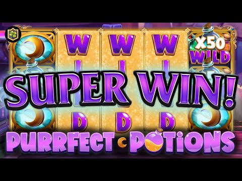 Purrfect Potions 🤑 Super Massive Win! 🤑 New Online Slot – EPIC Big WIN – Yggdrasil – Casino Supplier