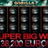 Gorilla slot   SUPER BIG WIN 22,000 euros with bonus game, 3 scatters!!!!