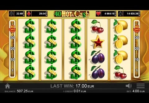 Big Win at 40 Hot & Cash Slot