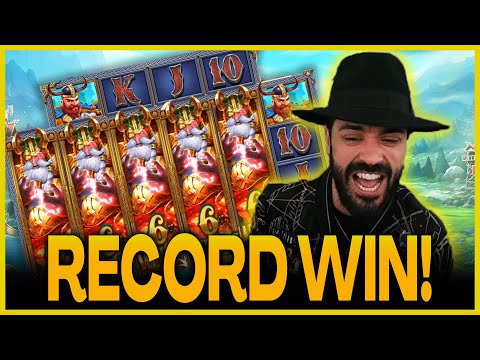 ROSHTEIN RECORD WIN ON FURY OF ODIN MEGAWAYS!!