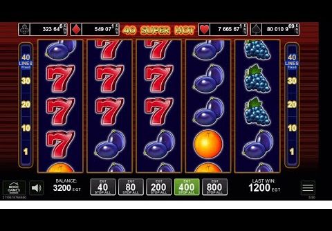 40 Super Hot – Egt slot