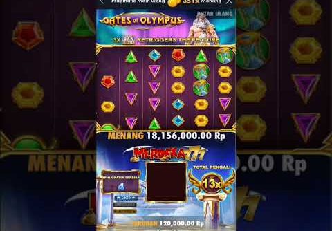 MANTAP ! BIG WIN | GATES OF OLYMPUS | SLOT GACOR HARI INI #shorts #viral #slotgacorhariini