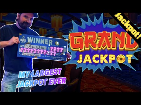 GRAND JACKPOT WON! 💥💥💥 MY BIGGEST WIN EVER At Grand Casino!