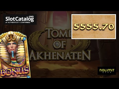 Big win. Tomb of Akhenaten slot from NoLimit City
