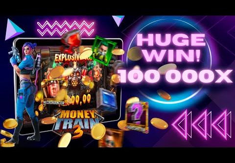 MEGA 100,000 X BET WIN ON MONEY TRAIN 3 SLOT FROM RELAX GAMING