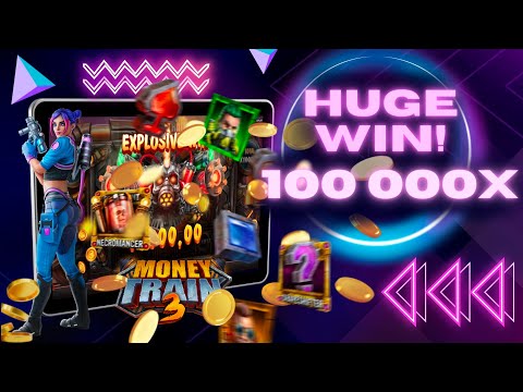MEGA 100,000 X BET WIN ON MONEY TRAIN 3 SLOT FROM RELAX GAMING
