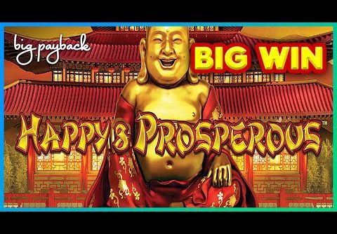 AWESOME RETRIGGER! Dragon Link Happy & Prosperous Slot – HUGE WIN BONUS!