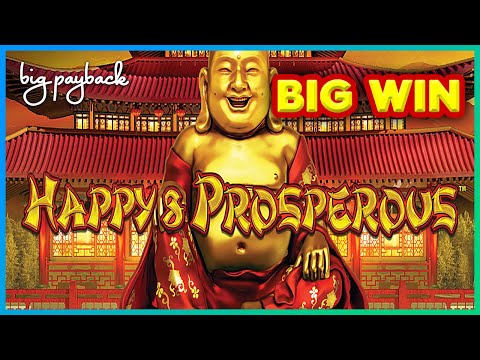 AWESOME RETRIGGER! Dragon Link Happy & Prosperous Slot – HUGE WIN BONUS!