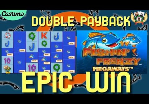 Insane Win on new Fishin Frenzy Megaways Slot I New Slot Played #onlineslots #fishinfrenzy