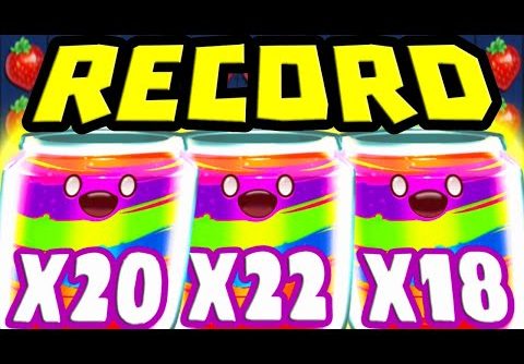 JAMMIN’ JARS 🍓 BONUS MEGA BIG WINS 😱 MASSIVE MULTIPLIERS MY RECORD WIN ON THIS SLOT‼️
