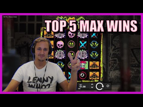 CHAOS CREW SLOT / TOP 5 RECORD MAX WINS! STREAMING HIGHLIGHTS!