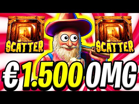 GOLD RUSH SLOT 😵 €1.500 MAX BET BONUS 🔥 MEGA JACKPOT BIG WIN‼️ *** 52 SPINS ***