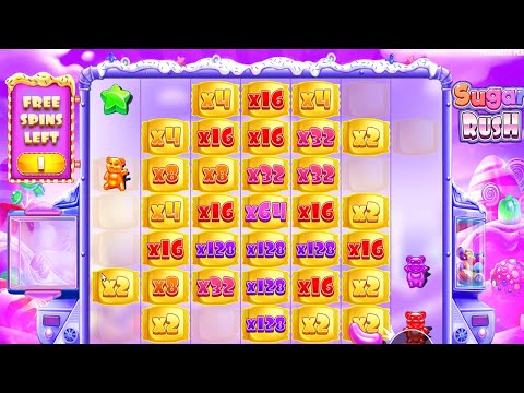 SUGAR RUSH – BIG WIN – HUGE MULITPLIER – BONUS BUY BIG CASINO WIN SLOT ONLINE