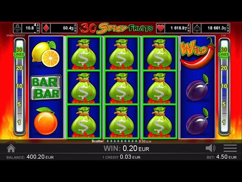 Crazy Win & 30 Free Spins at EGT 30 Spicy Fruits Slot