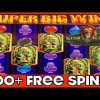 **100+ FREE SPINS!!!** SUPER BIG WINS!!! KING OF AFRICA WMS SLOT MACHINE BONUS