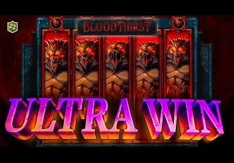 🚀 First 8,092x EPIC WIN On Bloodthirst! NEW Online Slot Big Win – Hacksaw Gaming (Casino Supplier)