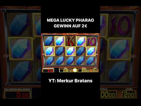 JACKPOT AUF 2€ 💥 LUCKY PHARAO MEGA WIN 🔥 Merkur Magie Casino Spielhalle Spielothek Slots Novoline