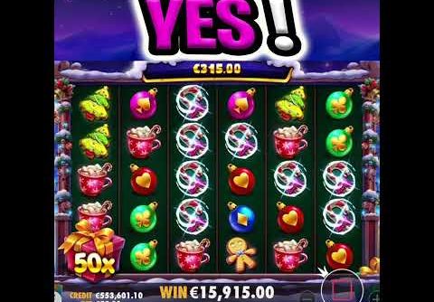 SANTA’S GREAT GIFT SLOT 🎁 MEGA WIN 🤑 UNBELIEVABLE MULTIPLIER‼️ #shorts