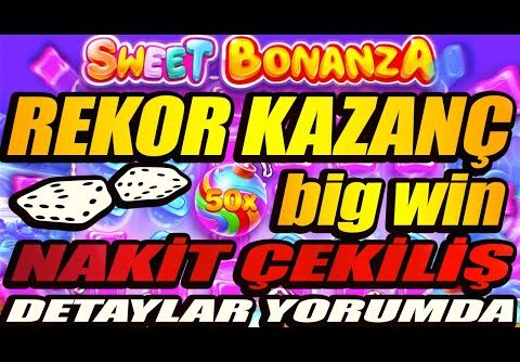 SWEET BONANZA | Rekor Kazanç Big win NAKİT ÇEKİLİŞ | #sweetbonanza #slot #casino #slotoyunları