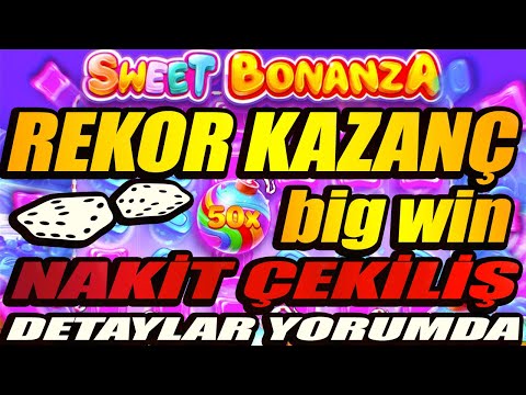 SWEET BONANZA | Rekor Kazanç Big win NAKİT ÇEKİLİŞ | #sweetbonanza #slot #casino #slotoyunları