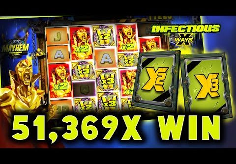 ⚡ INFECTIOUS 5 xWAYS ⚡ 51369x EPIC BIG WIN! ⚡