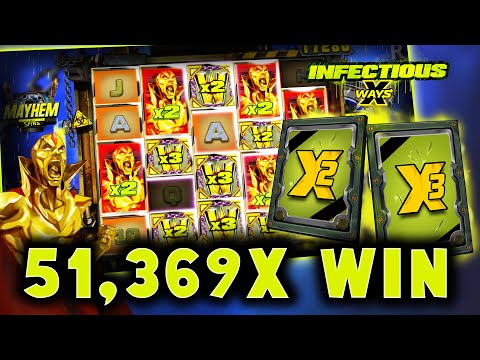 ⚡ INFECTIOUS 5 xWAYS ⚡ 51369x EPIC BIG WIN! ⚡