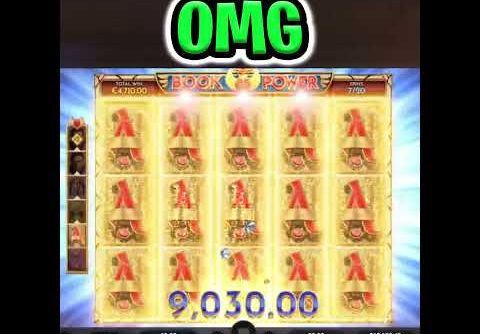 NEW BOOK OF POWER SLOT 😮 RARE SUPER BONUS 🔥 FULL SCREEN BIG WIN‼️ #shorts