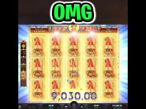 NEW BOOK OF POWER SLOT 😮 RARE SUPER BONUS 🔥 FULL SCREEN BIG WIN‼️ #shorts