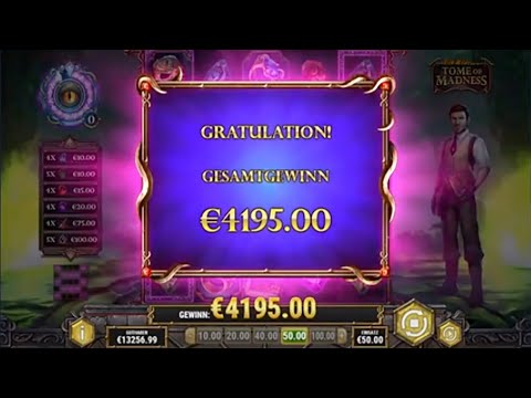 Tome of Madness Slot Gewinn! Super Big Win im Casino Online