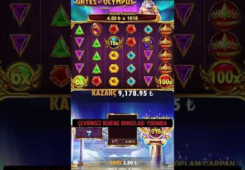Böyle Süper Kombo Yakaladık İzlenmeli | Gates Of Olympus Mega Win | #casino #slot #shorts