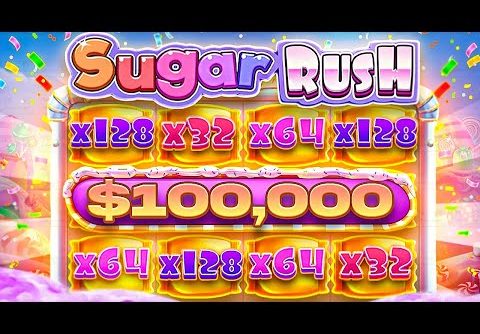 ABSOLUTELY MASSIVE $100,000+ WIN On SUGAR RUSH!! (HUGE MULTIS)