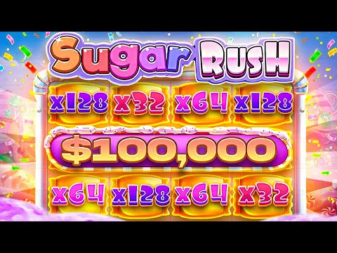 ABSOLUTELY MASSIVE $100,000+ WIN On SUGAR RUSH!! (HUGE MULTIS)