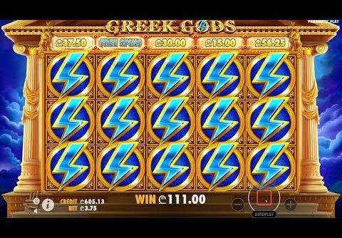 Greek Gods Pragmatic Play longest bonus 40 Free Spins Super Big WIn