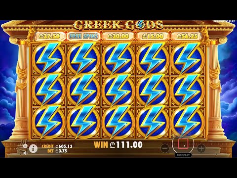 Greek Gods Pragmatic Play longest bonus 40 Free Spins Super Big WIn