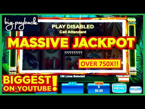 OVER 750X MASSIVE JACKPOT! The BIGGEST on YouTube for this slot! SHOCKING HANDPAY!!