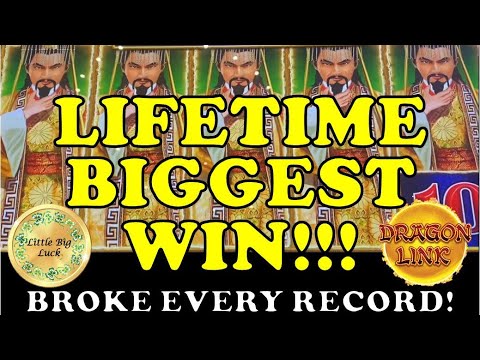 🍀 BIGGEST WIN IN MY LIFE!!!  INSANE RUN ON DRAGON LINK MILLION DOLLAR MACHINES AT TAMPA HARD ROCK!